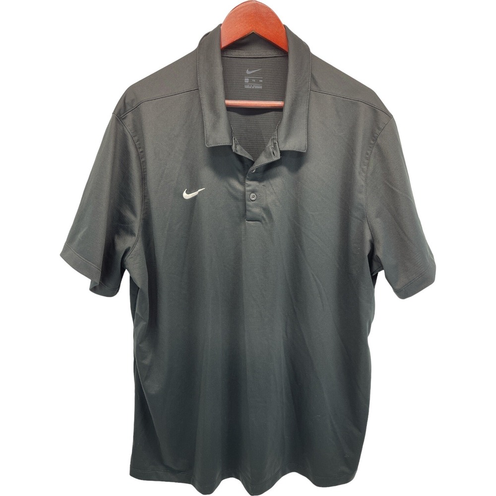 Nike Men's 2XL Black Short Sleeve Polo Shirt